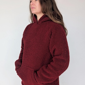Women Merino Wool Hoodie, soft and warm