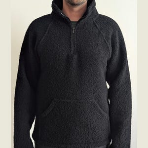 Merino Wool Fleece Sweater, soft and warm